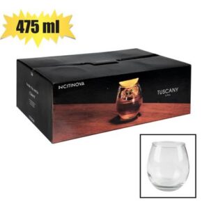 Wine glass stemless 475ml