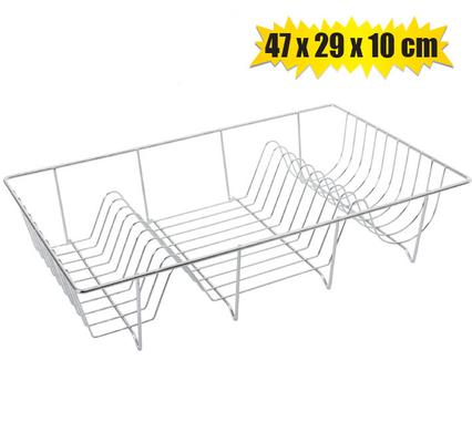 Dish rack chrome plated 47x29x10cm