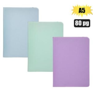 Novelty notebook pastel a5 80pg