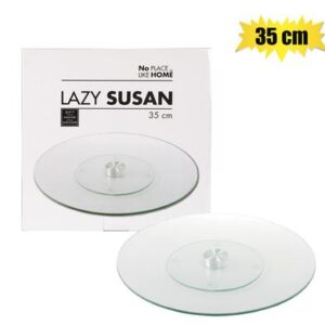 Lazy susan glass 35cm