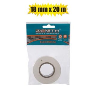 Ins-tape pl 18mmx20m white zenith
