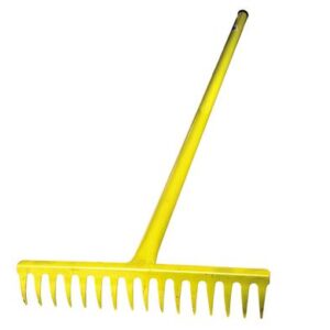 Rake 16t all-steel 1500mm-handle yellow
