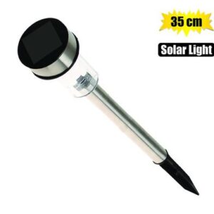 Solar garden light 35cm s/steel in pdq