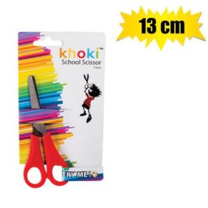 Stationery scissor school pl/mtl 13cm