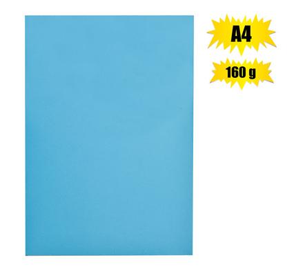 Art+craft board a4 160g sheet turq br