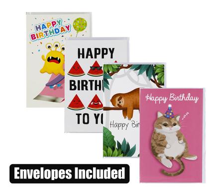 Card & envelope birthday - funny