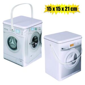 Storage tin washing machine 15x15x21cm
