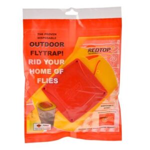 Fly trap disposable w/bait redtop