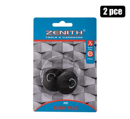 Basin-plug 2pce black zenith