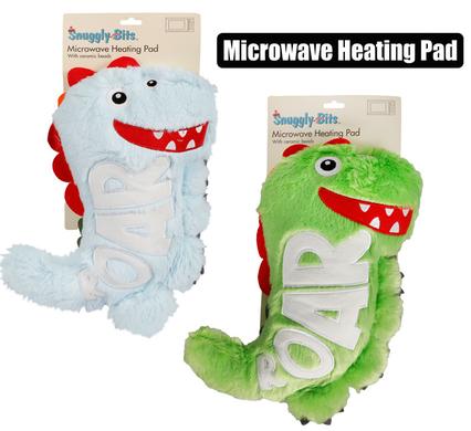 Microwave heating pad dinosaur 20x30cm