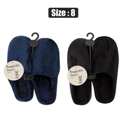 Slipper slip-in plain size 8
