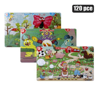 Puzzle jigsaw educational 120pc