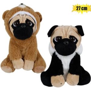 Plush dog wearing hoodie assorted 27cm