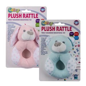 Baby rattle plush