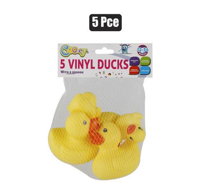 Baby vinyl duck set 5pc