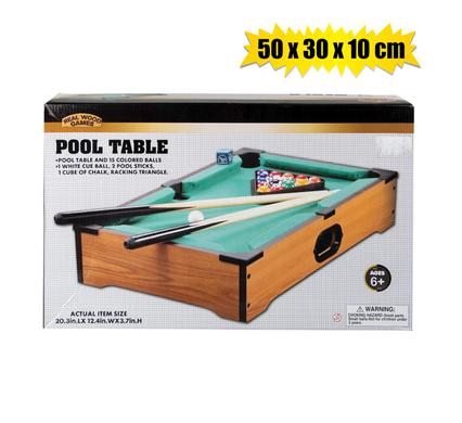 Game tabletop pool 50x30x10cm