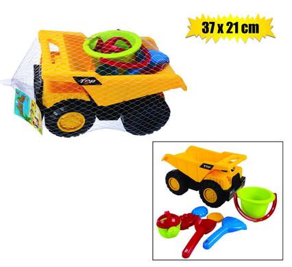Beach truck with tilt & acc 37x21cm