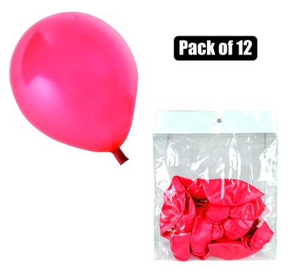 Balloons helium 1pc metallic red f-01