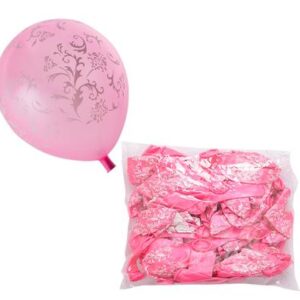 Balloons helium 1pc design pink f-01