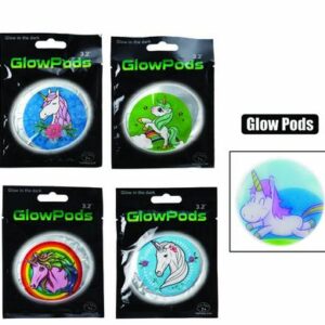 Glow stick unicorn glow pod 1pc 5 asstd