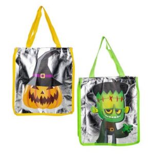 Halloween trick or treat bag shiny asstd