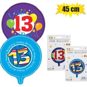 Balloon helium foil ms 13 45cm f-01
