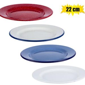 Plate enamel 22cm dinner