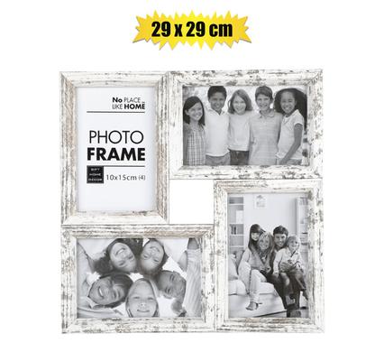 Picture-frame collage pl 4-hole stressed