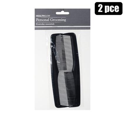 Hair comb plastic 2pc family
