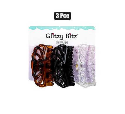 Hair claw clips 3pc