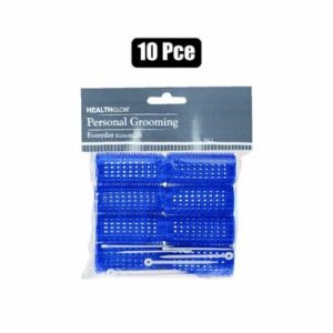 Hair curlers pl 8pc medium blue