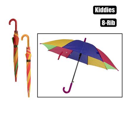 Umbrella kiddies 8-rib 4-tone 60cm dia