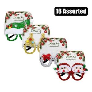 Xmas dress up novelty glasses