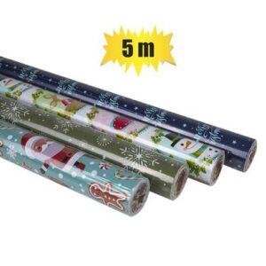 Xmas stationery gift wrap 5mx700mm