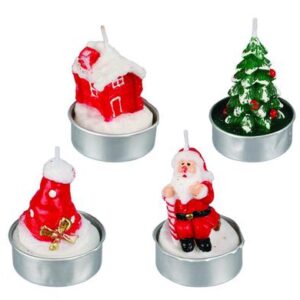 Xmas table decor candle