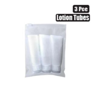 Travel lotion tubes 3pce in pouch 50ml