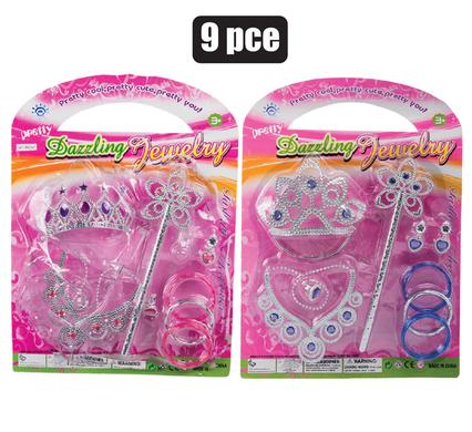 Dress up jewellery kit 9pc