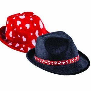 Dress up hat hearts