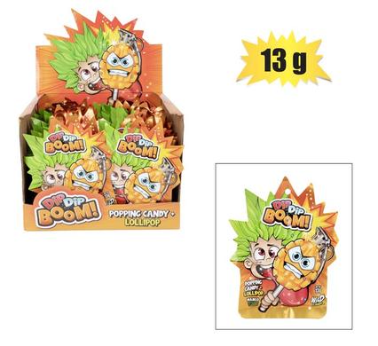 Sweet lolly dip dip boom popping candy