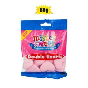 Sweet gummy ms double hearts 60g (th)