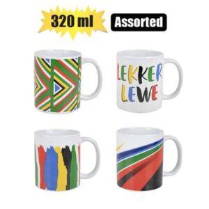 Mug daily straight patriotic 320ml asstd