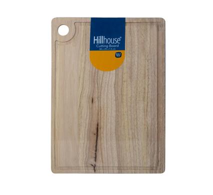 Cutting-board wdn 38x25x1.5cm h/h