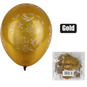 Balloons helium 1pc design gold f-01