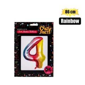 Balloons helium foil rainbow 4 86cm f-03