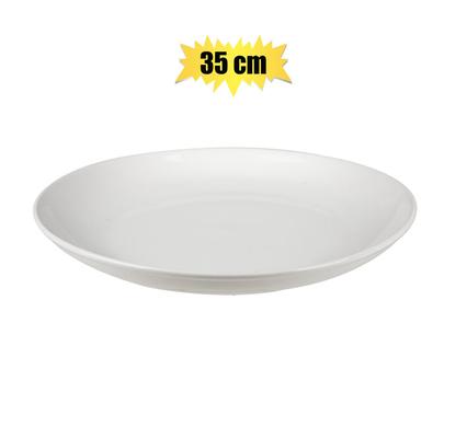 Serving platter ceramic 35x4cm round