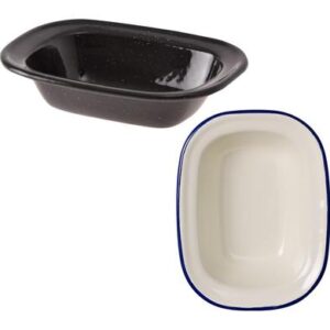 Pie dish enamel 30cm oblong