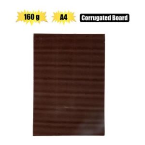 Art+craft a4 corrugated board 160gsm brn
