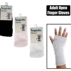 Gloves adult open-finger w/cuff acr
