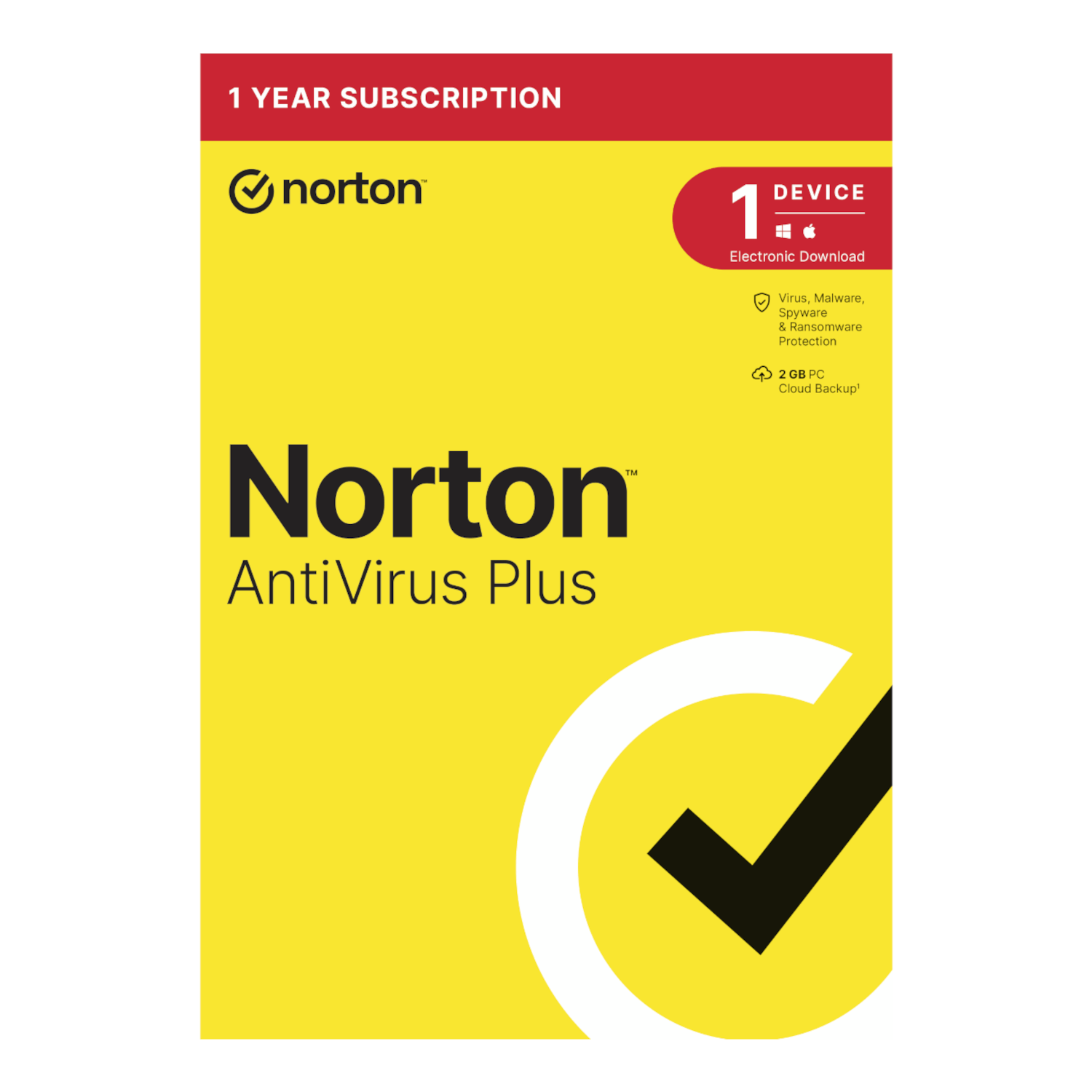 Norton AntiVirus Plus 2GB - 1 Device (Physical Package)