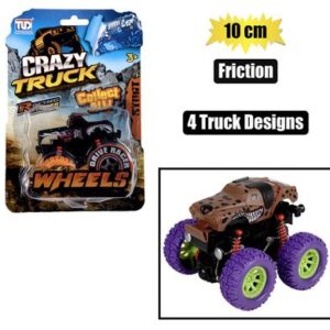 Vehicle monster friction truck10cm asstd